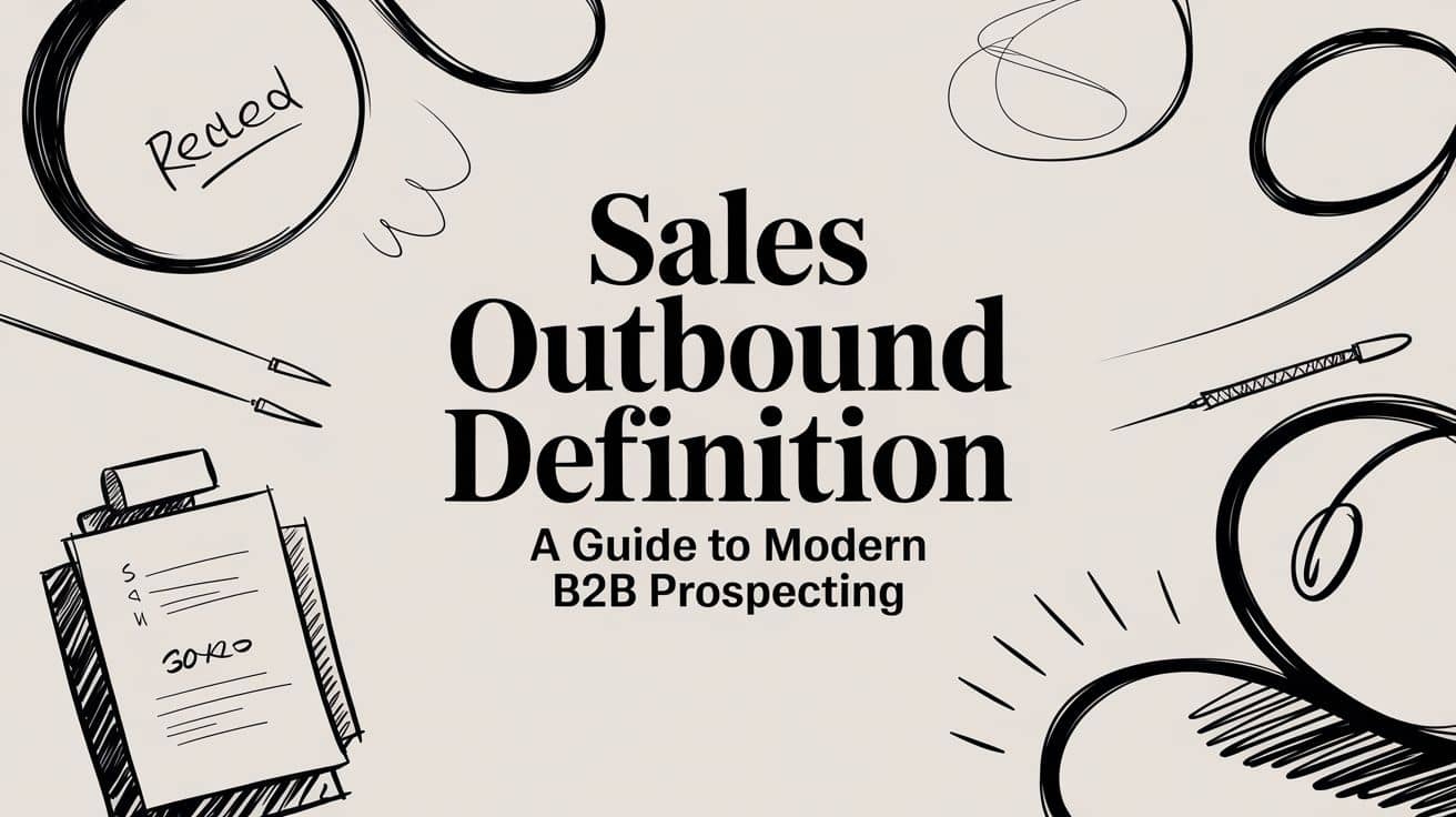 Sales Outbound Definition A Guide to Modern B2B Prospecting