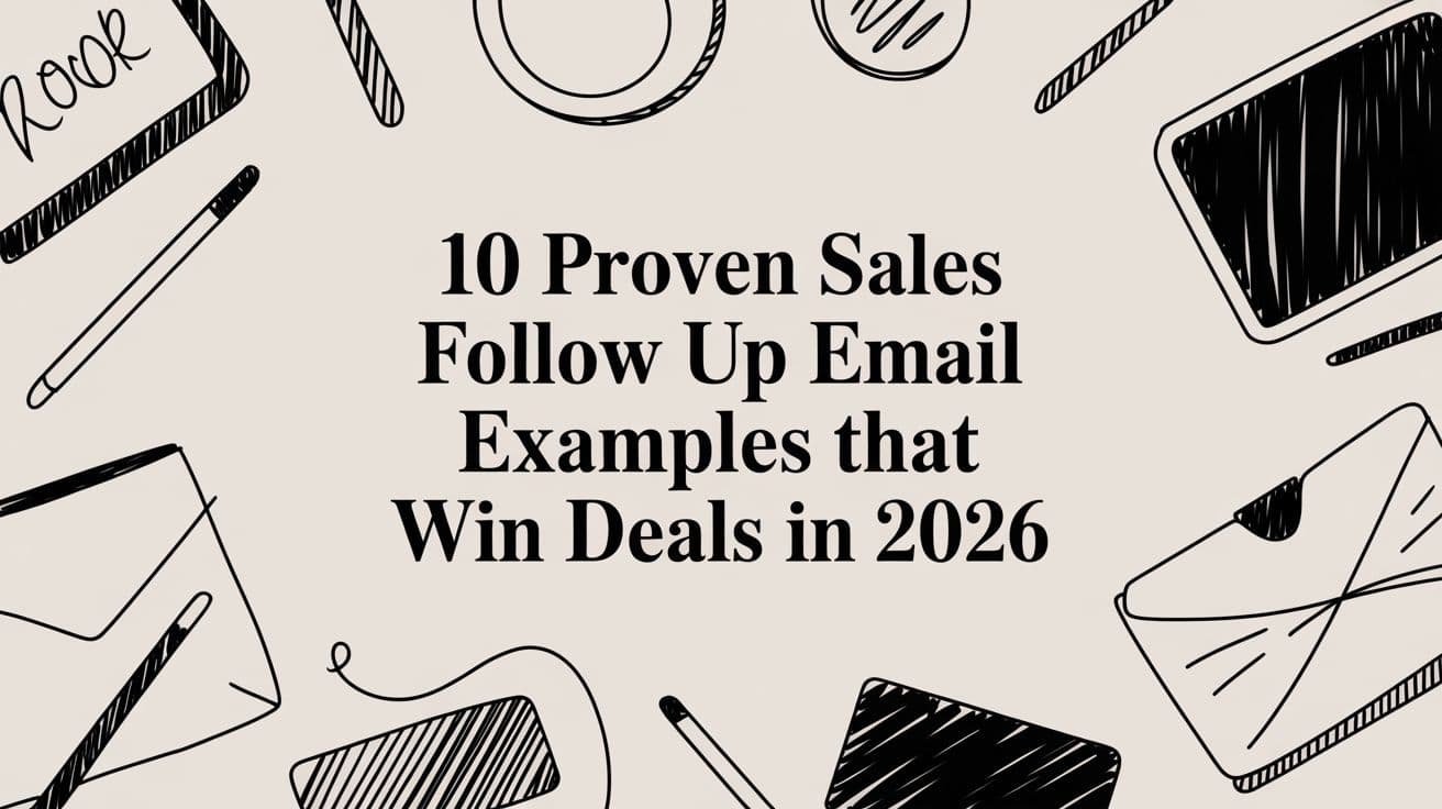 10 Proven Sales Follow Up Email Examples That Win Deals in 2026