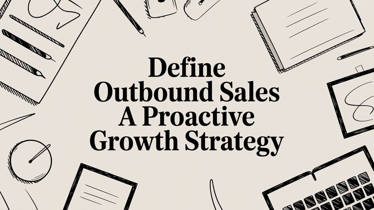 Define Outbound Sales A Proactive Growth Strategy
