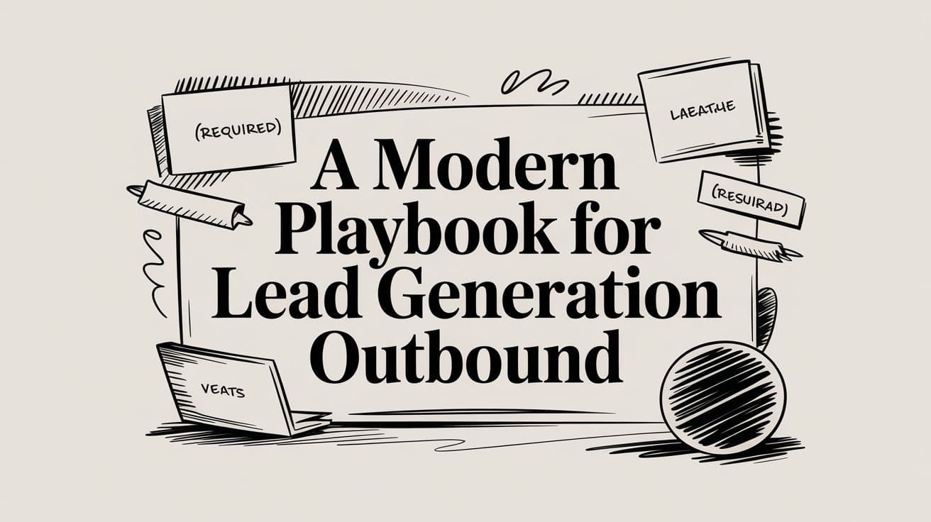 A Modern Playbook for Lead Generation Outbound