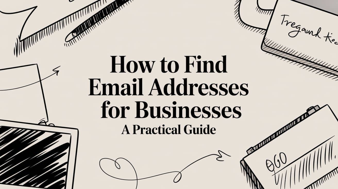 How to Find Email Addresses for Businesses a Practical Guide