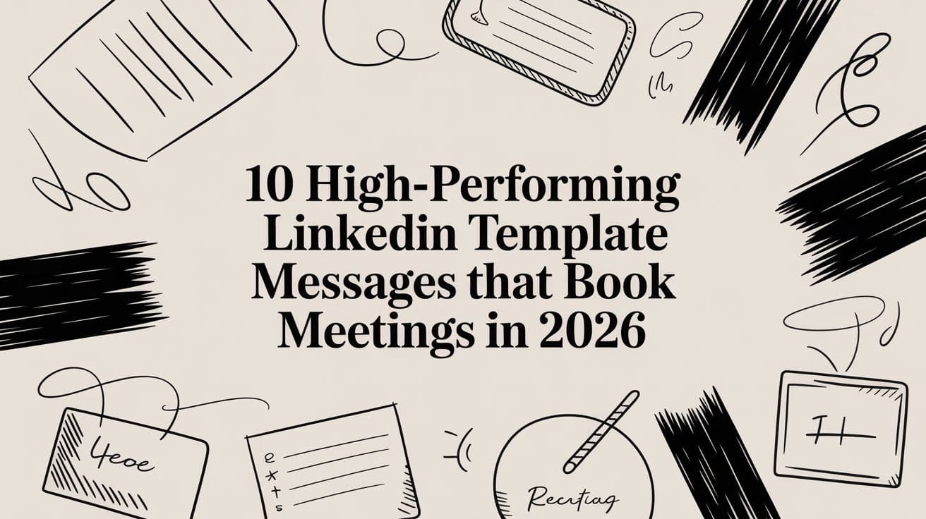 10 High-Performing LinkedIn Template Messages That Book Meetings in 2026