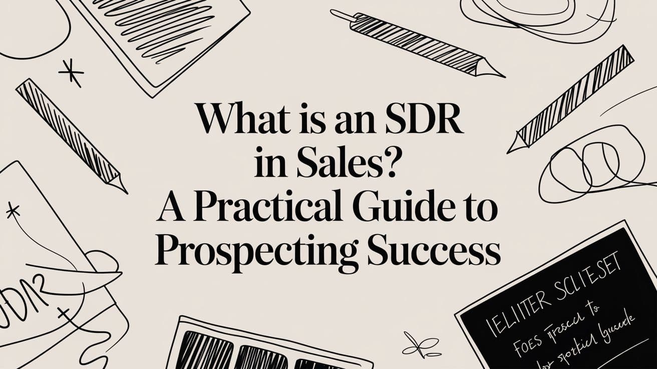 What Is an SDR in Sales? A Practical Guide to Prospecting Success
